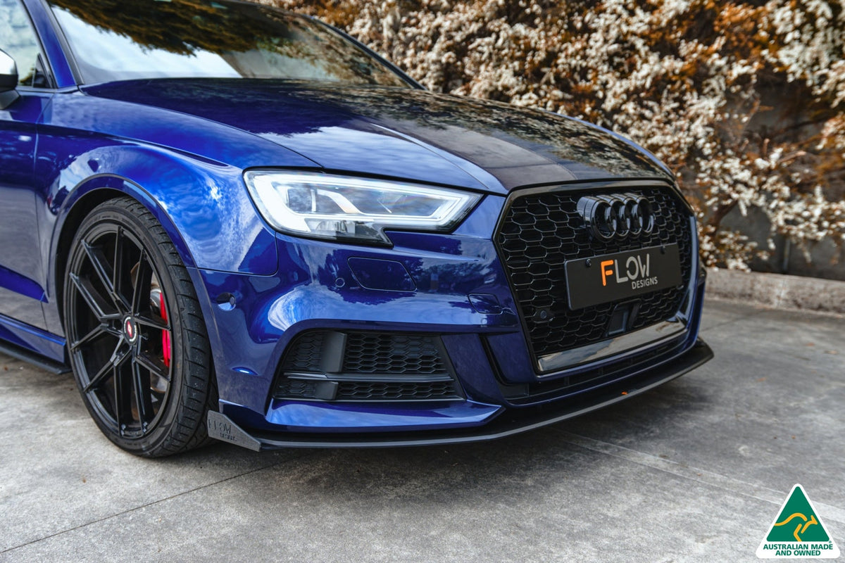 S3 8V Sedan Facelift Front Lip Splitter Winglets (Pair)