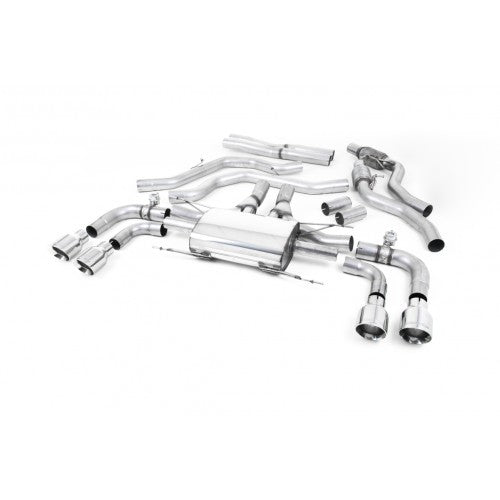Milltek Sport | Cat-Back (Valved) Alfa Romeo Giulia Quadrifoglio - ModsDirect