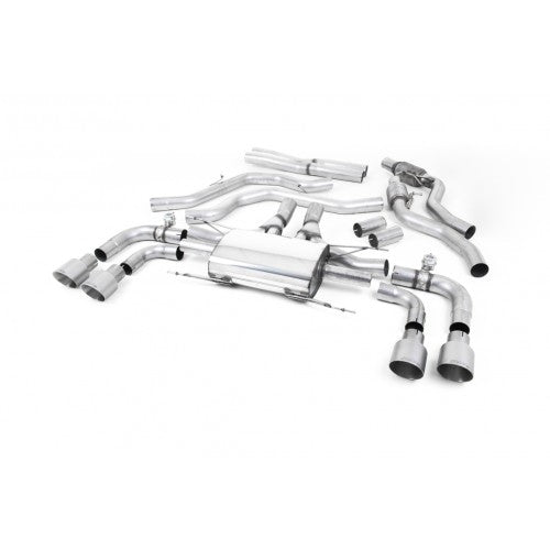 Milltek Sport | Cat-Back (Valved) Alfa Romeo Giulia Quadrifoglio - ModsDirect