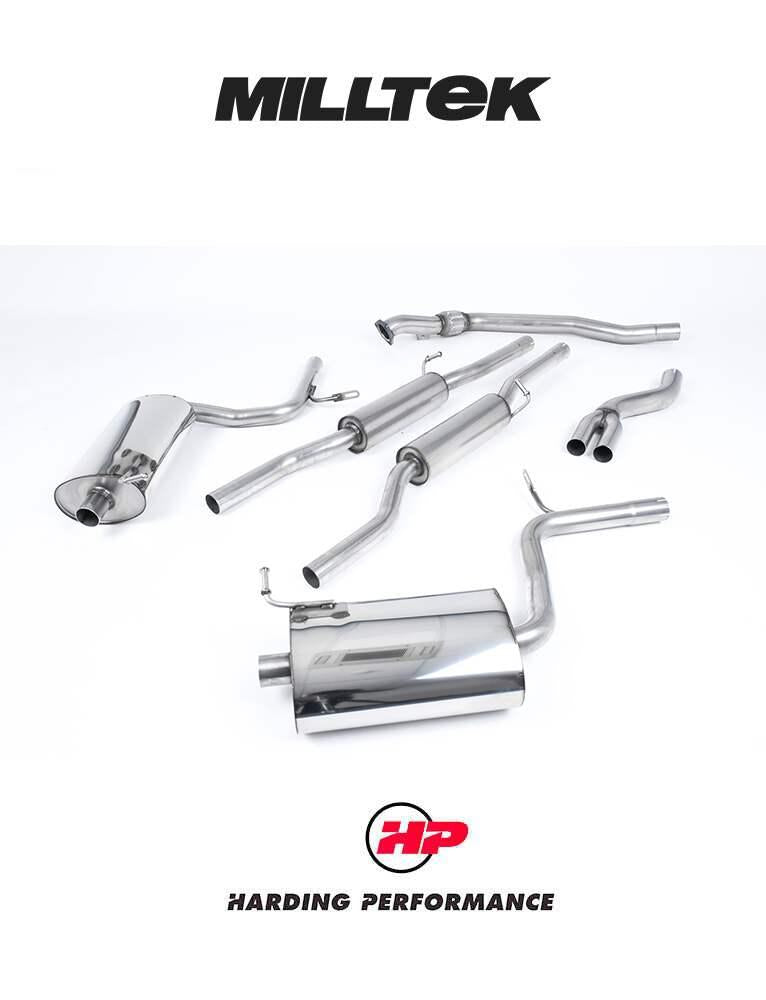 MILLTEK Cat Back Audi A4 2.0 TFSI B7 Quattro Manual Models Only - SSXAU514
