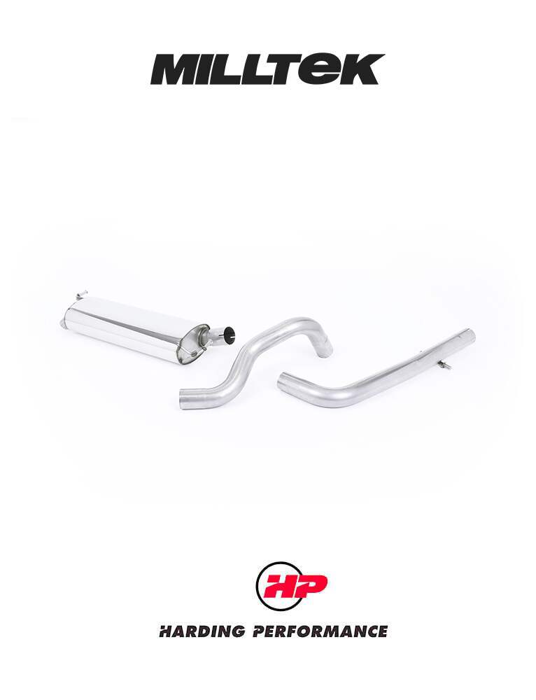MILLTEK Cat-back – Audi A3 1.9 TDI - Resonated