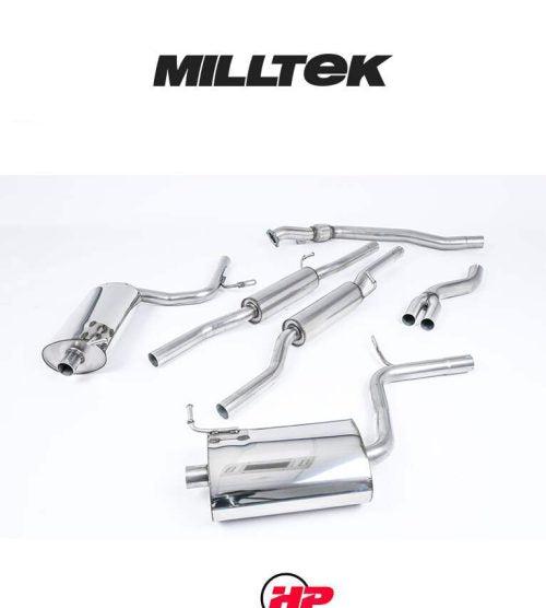 MILLTEK Cat-back – Audi A4 B7 1.8T Quattro - Resonated