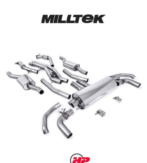 MILLTEK Exhaust SQ7 4.0 V8 TT TFSI Pre Facelift - OPF Back - Resonated