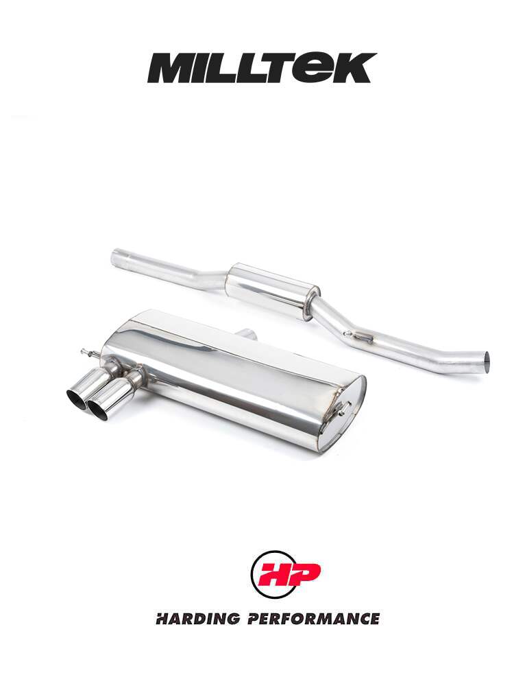 MILLTEK Cat-back S3 1.8T quattro 8L - Non-resonated