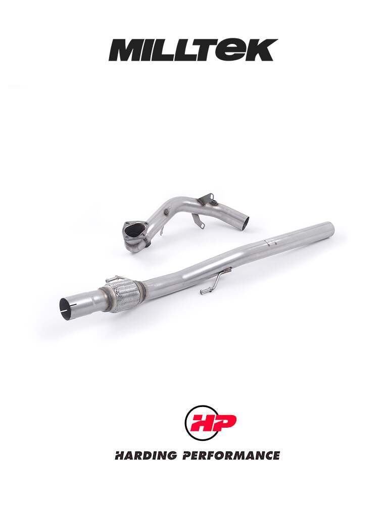 MILLTEK Downpipe VW Polo GTI 1.4 (6R) Large-bore Downpipe and De-cat