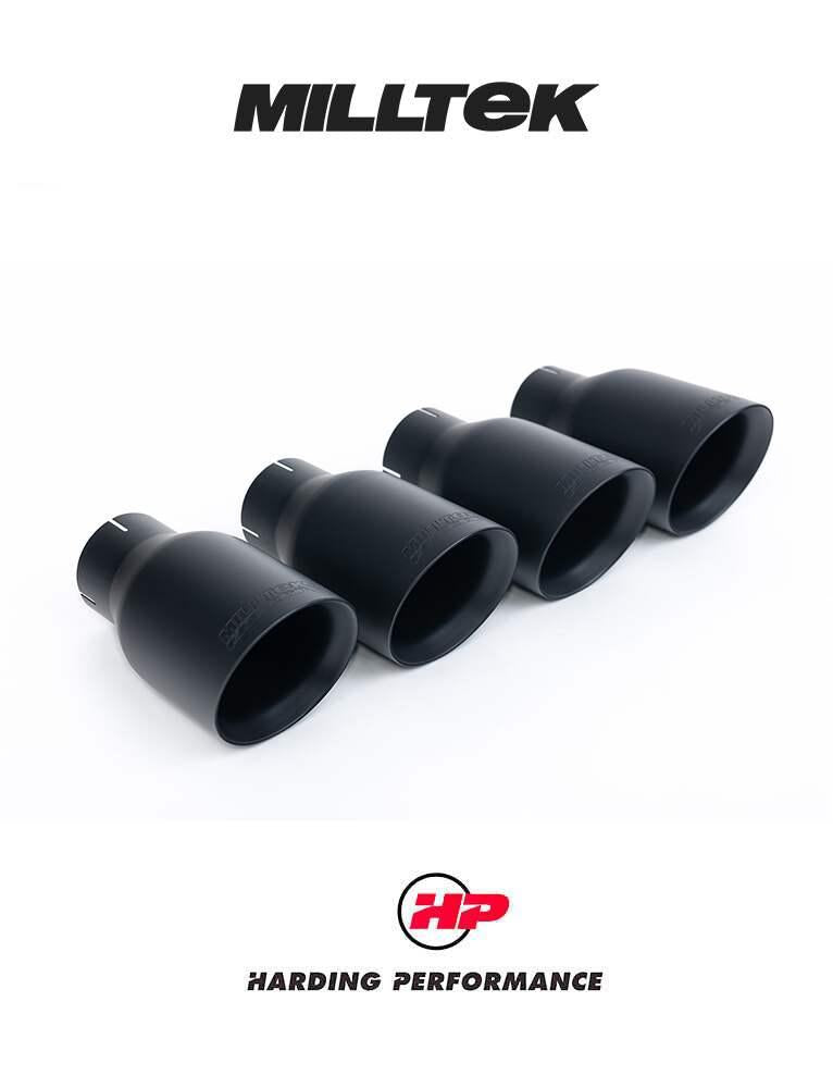 MILLTEK Cat-back – Audi S8 4.0 TFSI Quattro - Non-resonated - Polished