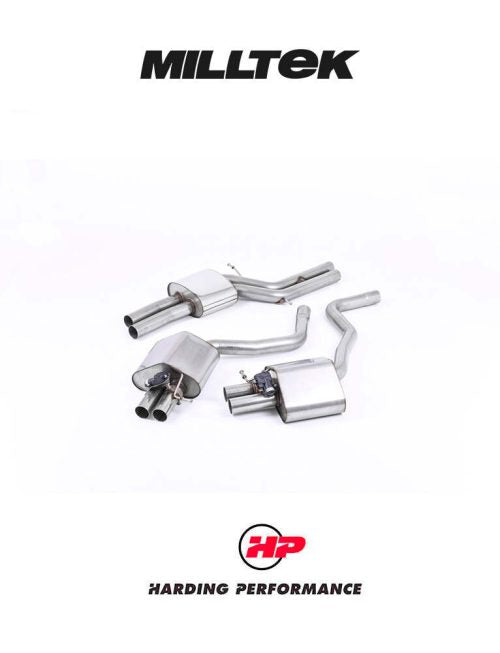 MILLTEK Cat-back – Audi RS6/RS7 C7 4.0 TFSI - Road+