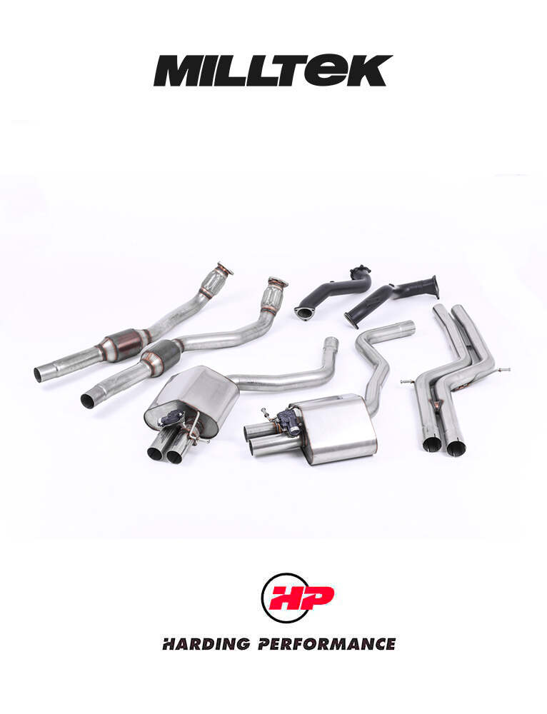 MILLTEK Full System – Audi RS6/RS7 C7 4.0 TFSI - Resonated - Decat