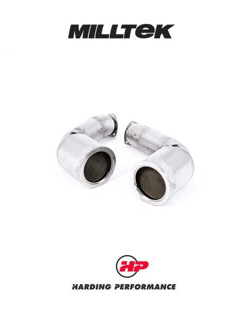 MILLTEK Audi SQ7 SQ8 & RSQ8 Large Bore Downpipes - Hi-Flow Sports Cats