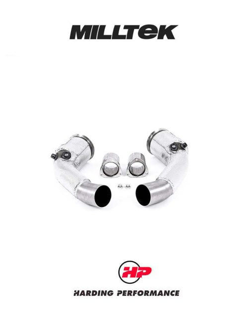 MILLTEK Large Bore Downpipes RS6/RS7 C8 & S8 D5 4.0 V8 - Decats - OE Cat Back - OPF
