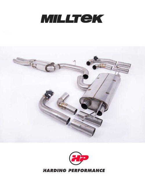 MILLTEK Audi RS3 8Y Sedan Particulate Filter-Back - Resonated