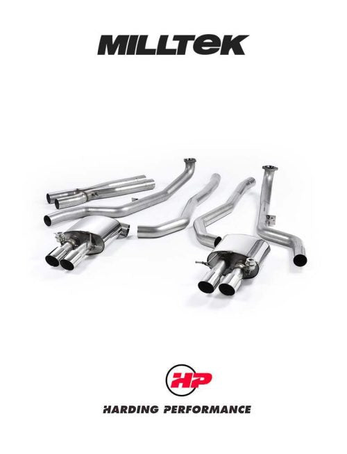 MILLTEK Cat Back BMW M5 F10 - Polished