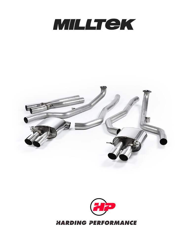 MILLTEK Cat Back BMW M5 F10 - Polished