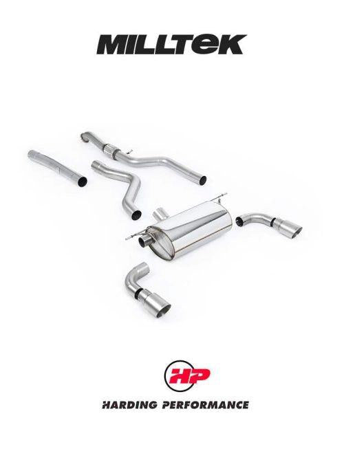 MILLTEK Cat Back BMW M135i 3/5-Door F21/F20 - Titanium