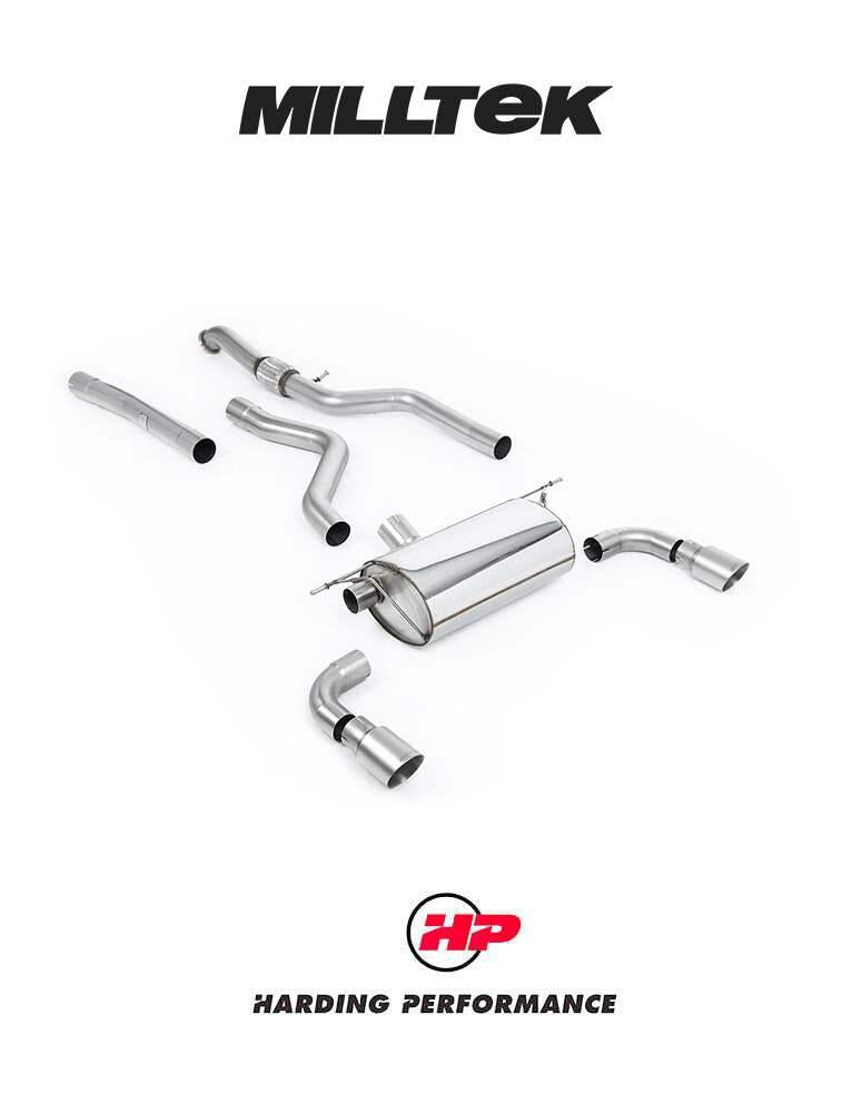MILLTEK Cat Back BMW M135i 3/5-Door F21/F20 - Titanium