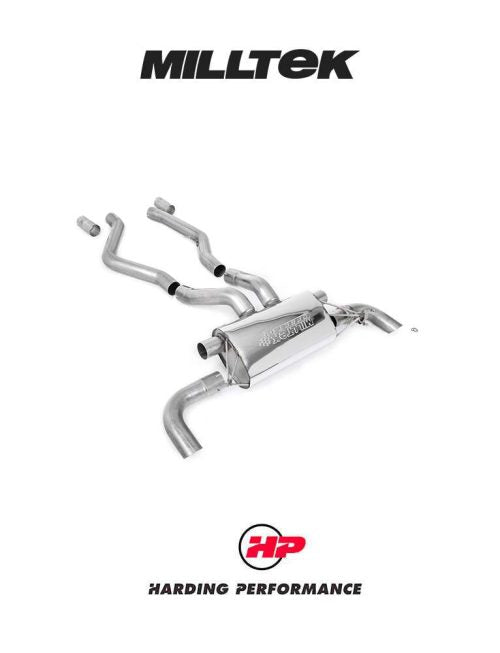 MILLTEK Axle Back M340i/M440i inc XDrive Sedan/Coupe G20/G22 - OE Trims
