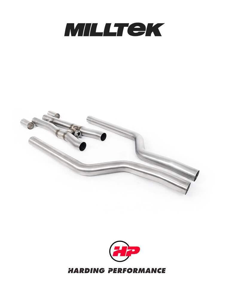 MILLTEK Active Centre H Pipe and Front Silencer Bypass BMW M5 & M5 Competition 4.4L Twin Turbo F90