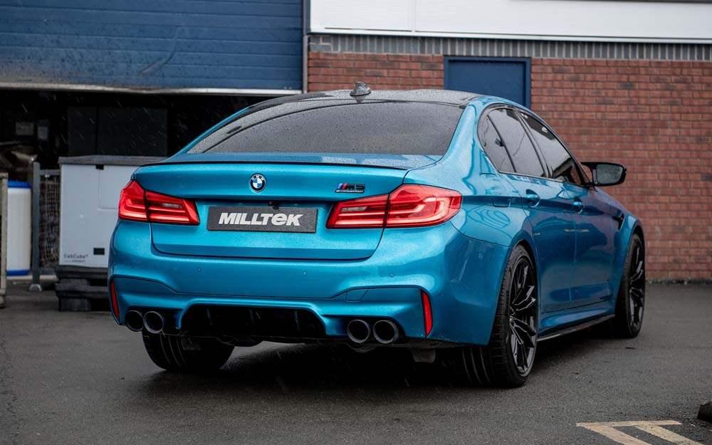 MILLTEK Active Centre H Pipe and Front Silencer Bypass BMW M5 & M5 Competition 4.4L Twin Turbo F90