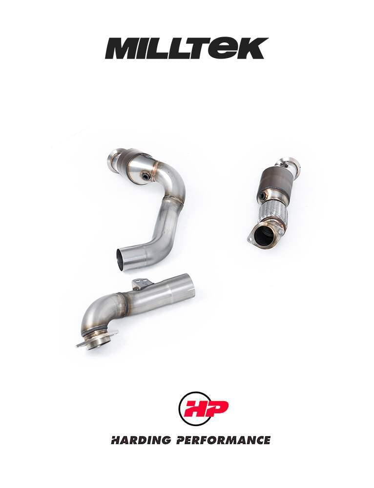 MILLTEK Downpipes BMW 2/3/4 Series G80/G81/G82/G87 M2/M3/M4 & M3/M4 Competition S58 3.0 Turbo - Decat - Fits to OE or Milltek 102mm