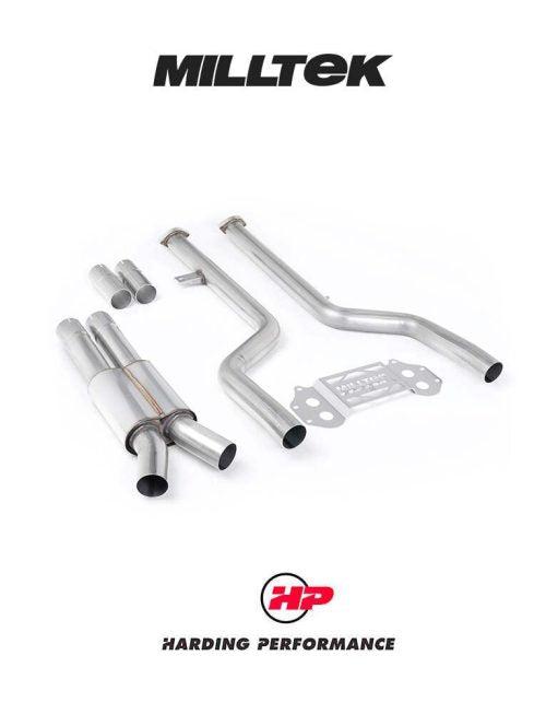 MILLTEK Secondary Catalyst Bypass Midpipe BMW 3/4 Series G80/G81/G82 M3/M4 & M3/M4 Competition S58 - Milltek Axle Back System - Resonated - Dual 3" - No