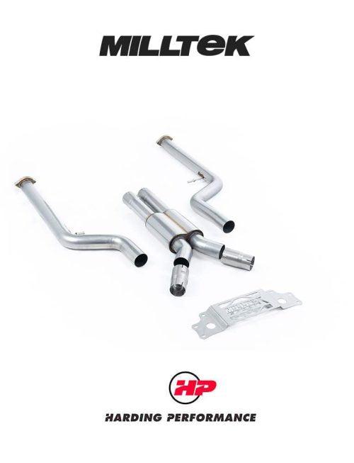 MILLTEK Secondary Catalyst Bypass Midpipe BMW 2 Series G87 M2 S58 - OE Axle Back System - Resonated - Dual 3" - No