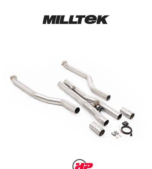 MILLTEK Secondary Cat Bypass BMW M5 4.4L Twin Turbo Hybrid G90 & G99 - Fits to Milltek Axle Back and Downpipes Only