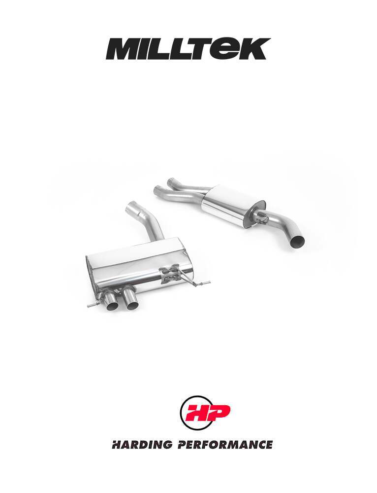 MILLTEK Secondary Cat-back – BMW 135i Coupé E82 / Cabriolet E88 (N54/N55)