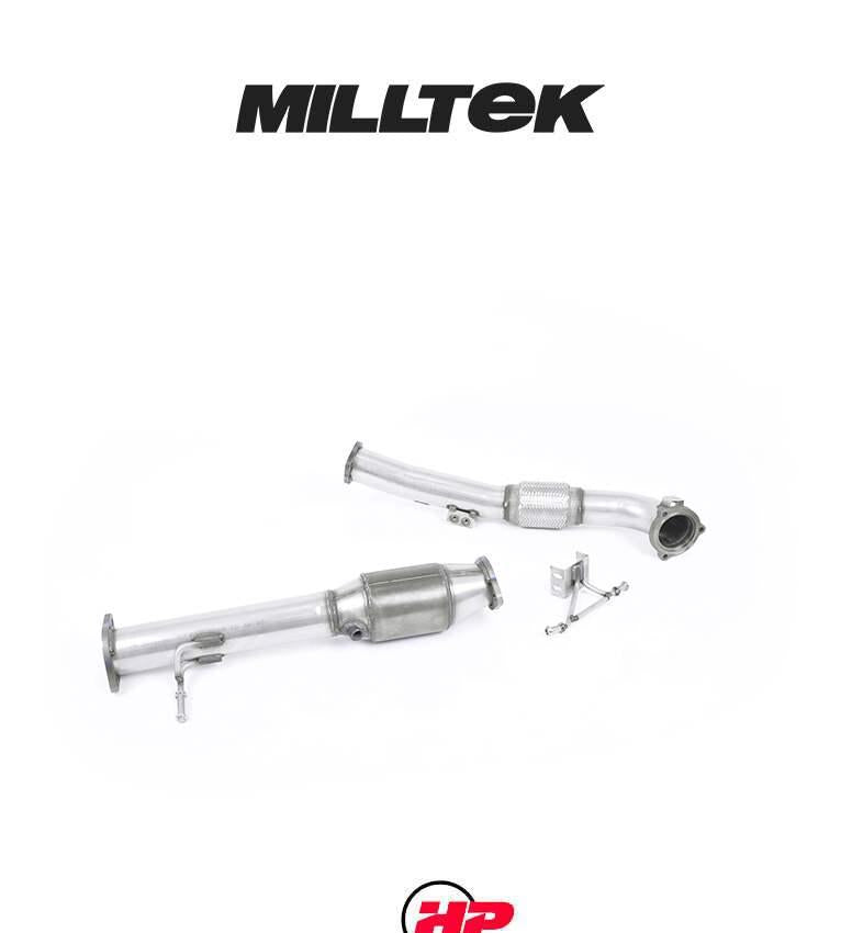 MILLTEK Catted Downpipe – Ford Focus Mk2 RS - EC-approved Catalyst