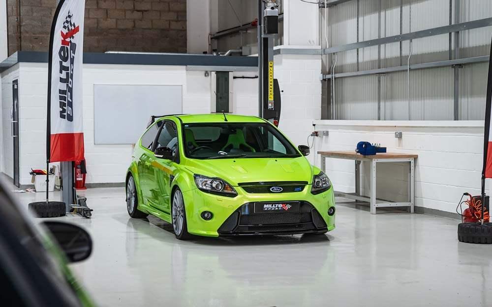 MILLTEK Cat-back – Ford Focus Mk2 RS - Non-resonated - DTM - Polished