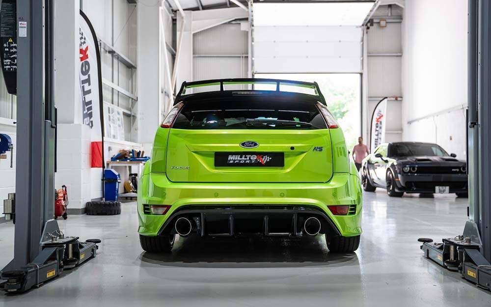 MILLTEK Cat-back – Ford Focus Mk2 RS - Resonated - GT-100 - Polished