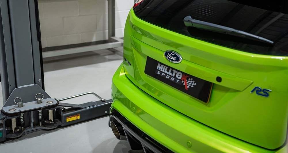 MILLTEK Cat-back – Ford Focus Mk2 RS - Resonated - GT-100 - Cerakote Black
