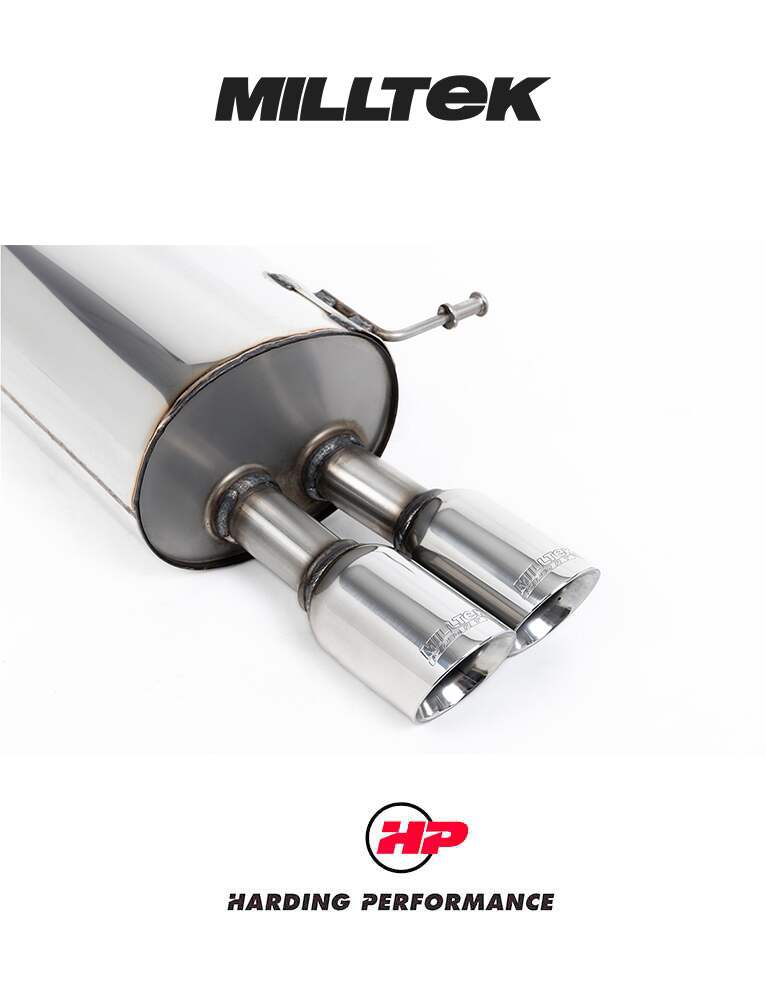 MILLTEK Front Pipe-back – Ford Fiesta Mk7 1.6 Duratec - OEM Downpipe and Catalyst