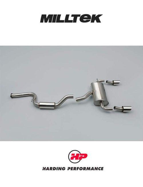 MILLTEK Cat-back – Ford Focus Mk2 RS - Resonated - DTM - Polished