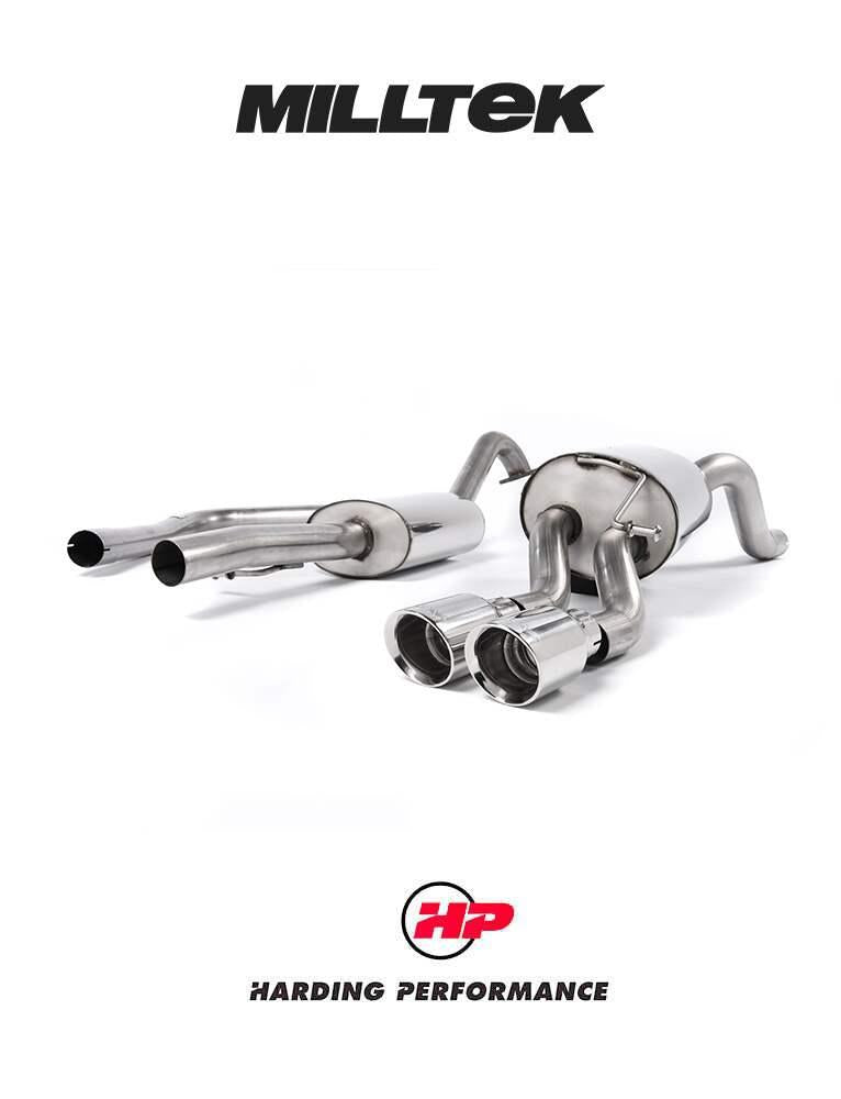 MILLTEK Cat-back – Ford Fiesta 1.0T EcoBoost - Non-resonated - Burnt Titanium