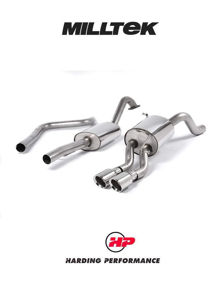 MILLTEK Cat-back – Ford Fiesta 1.0T EcoBoost - Resonated - Titanium