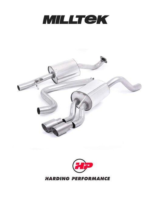 MILLTEK Cat-back – Ford Fiesta 1.0T EcoBoost - Resonated - Titanium