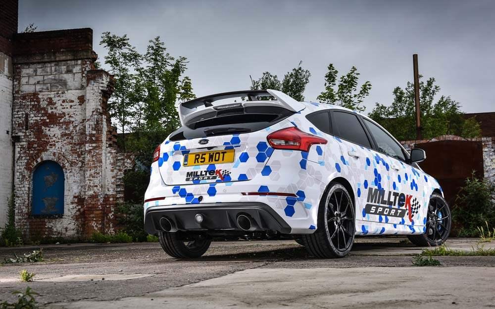 MILLTEK Cat-back – Ford Focus Mk3 RS - Non-resonated - Cerakote Black