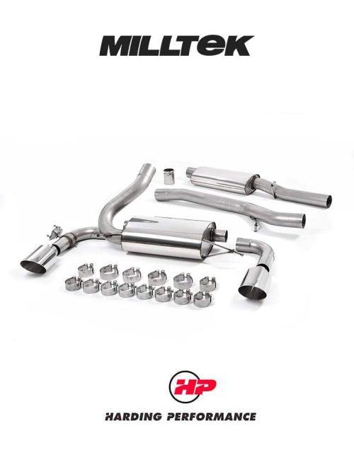 MILLTEK Cat-back – Ford Focus Mk3 RS - Resonated - Polished