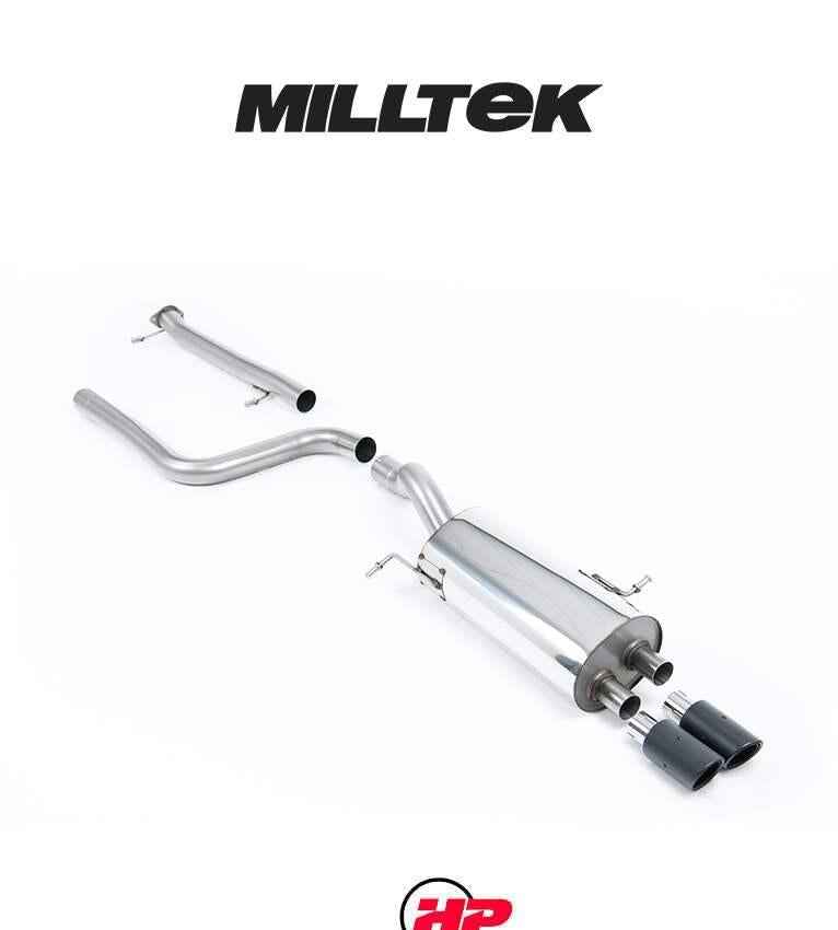 MILLTEK Cat Back Fiesta Mk7/Mk7.5 ST - Resonated