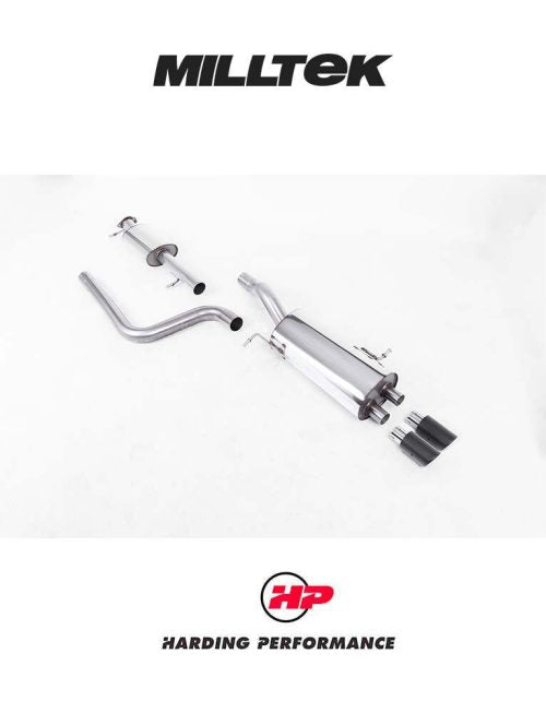 MILLTEK Cat Back Fiesta Mk7/Mk7.5 ST System - SSXFD233