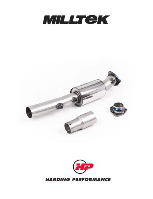 MILLTEK OPF Bypass – Fiesta Mk8 & Mk8.5 ST 1.5 EcoBoost - OE Cat Back - Resonated