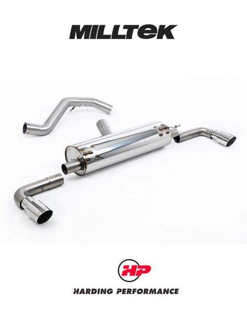 MILLTEK Non-Resonated OPF/GPF Back System INEOS Grenadier B57/B58 3.0 I6 Turbo - Resonated - GT-90 Polished Tips