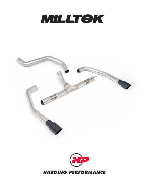 MILLTEK OPF/GPF Back System INEOS Grenadier Quartermaster B57/B58 3.0 I6 Turbo - Non-Resonated - GT-90 Cerakote Black Tips
