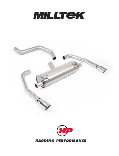 MILLTEK OPF/GPF Back System INEOS Grenadier Quartermaster B57/B58 3.0 I6 Turbo - Resonated - GT-90 Polished Tips