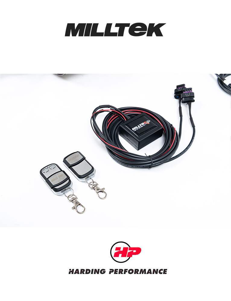MILLTEK Cat-back Range Rover Sport P530 L461 4.4 Twin Turbo V8 - Polsihed Oval Tips