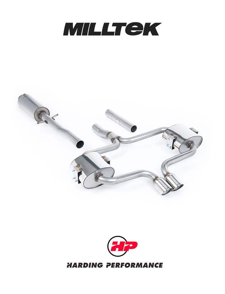 MILLTEK Cat Back Mini R52 Cooper S Convertible - Resonated