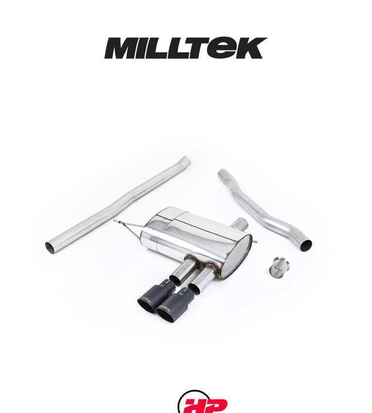 MILLTEK Non-resonated Cat-back – Mini F56 Cooper S/JCW - Titanium