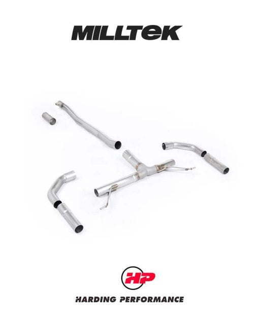 MILLTEK Front Pipe Back A35 AMG 2.0 Turbo 2019 And Later - SSXMZ141