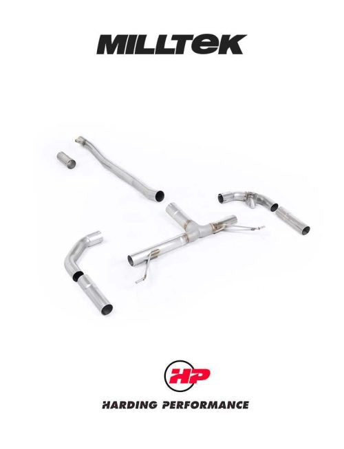 MILLTEK Front Pipe Back A35 AMG 2.0 Turbo 2019 And Later - SSXMZ142