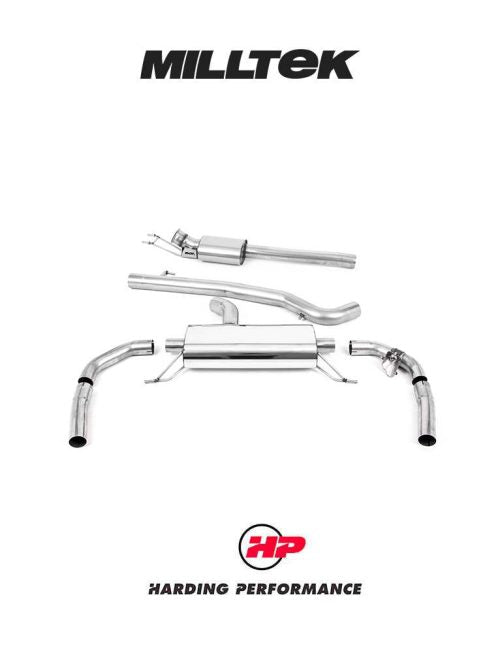 MILLTEK Particulate Filter Back OPF/GPF Back System CLA45/CLA45 S - Resonated